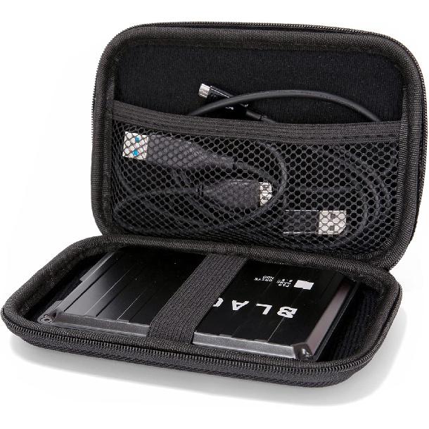 Ginsco Hard Shell Travel Case for Seagate Portable 1/2TB 5TB External Hard Drive,for UnionSine 500GB/1TB Ultra Slim Hard Drive,Universal HDD Case for