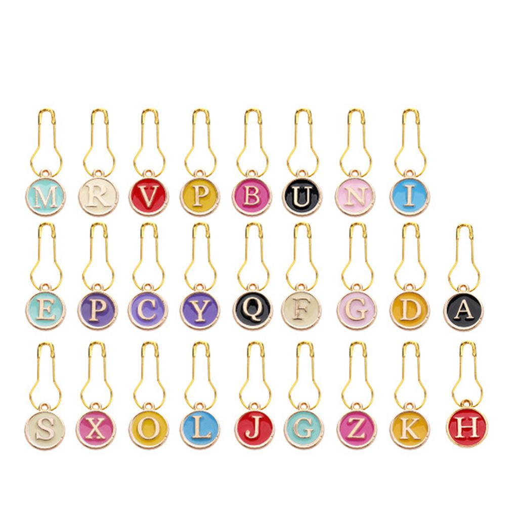 Markere pentru cusături Markere practice pentru tricotat Markere cu litere de croșetat Suport pentru cusături Instrument de tricotat pentru proiectul de artizanat