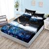 Basketball Boys Fitted Sheet Set Twin Full King Bed Fitted Sheets for Kids Teens Football Bed Set with Pillowcase Bedroom Decor