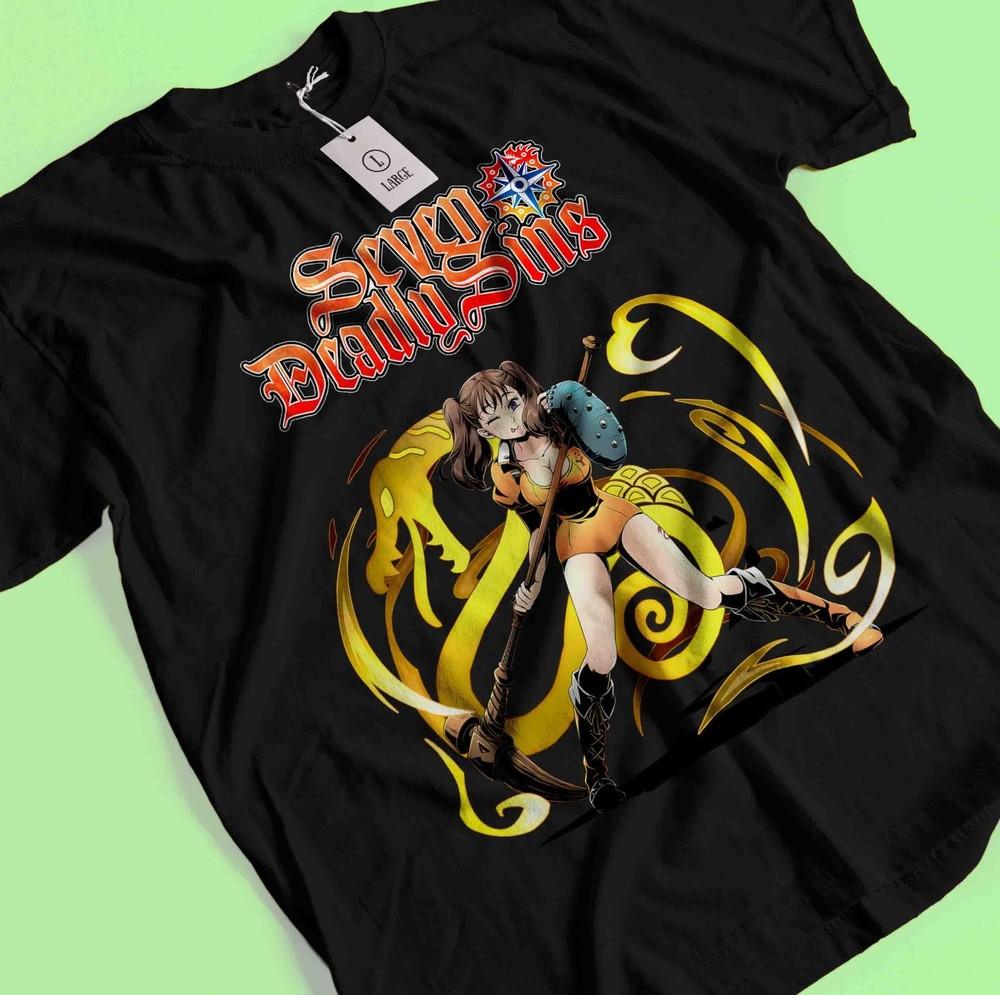 

Seven Deadly Sins Shirt Diane T-Shirt Meliodas Tshirt Elizabeth Escanor Ban King 4XL