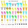 Set of 60 Plastic Fruit Picks Food Picks Food Toothpick Foods Forks Food Pick Fruit Fork Cute Animal Shaped Color Random