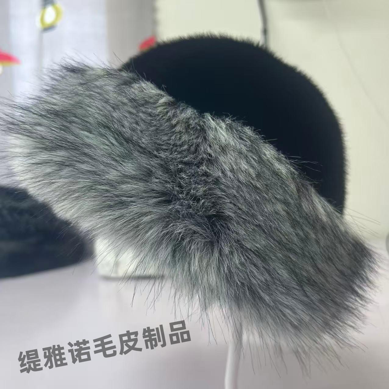 Plush Two-Tone Mongolian Faux Fur Hat - Warm, Stylish & Versatile for Autumn/Winter чёрный