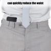 Faul Anziehen Hosenbund Verstellbare Schnalle Taillenschnalle Clip Unisex Faltbarer Elastischer Gürtelclip Bekleidung Nähzubehör Teile