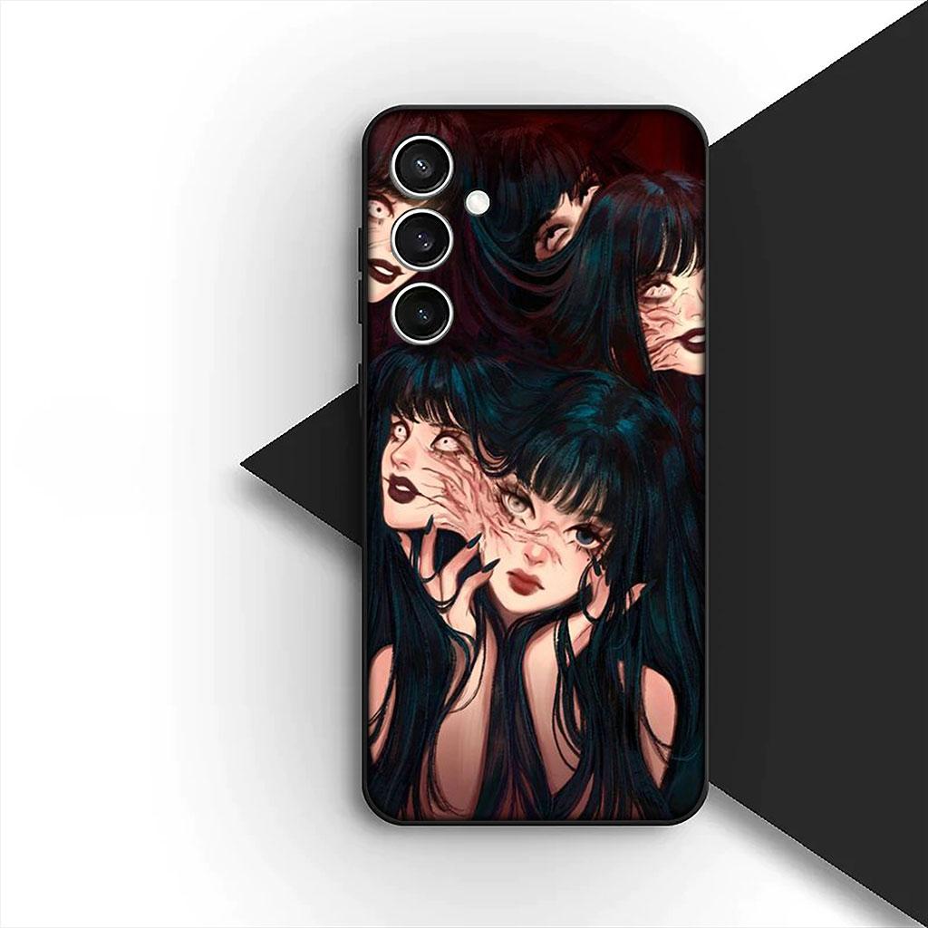 Serietidningar Junji Tomie Ito Kollektion Silikon Mobilskal till Apple iPhone 17 Air 12 13 Pro Max Mini ProMax 7 + 8 Plus Mjukt Skal