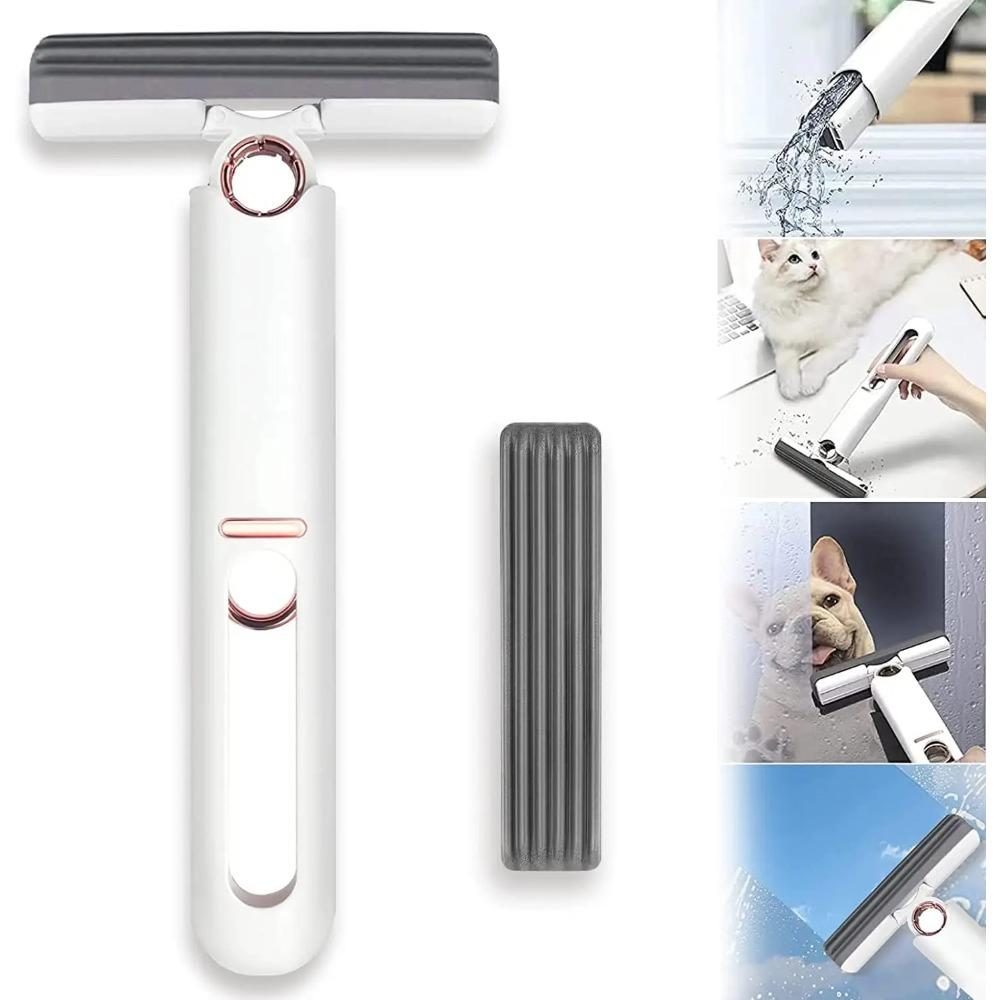 Replacement Refill Heads for Mini Squeeze Mop, Compatible with Most Mini Mop, Washable Microfiber Sponge Pads for Floor, Window, Glass Cleaning