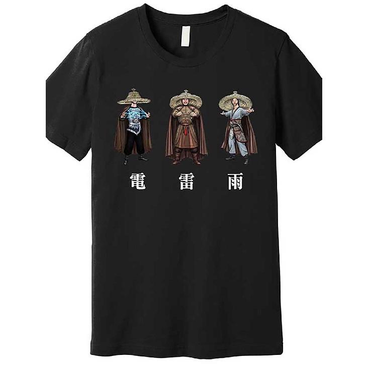 Men's Big Trouble in Little China Movie Graphic T-Shirt - A Storm Is Brewing Tee with Wang Chi-Tang, Ralph - Martial Arts Action Design - Casual Fan