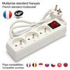 Multiprise - Bloc Multiprise 3x16A Avec Interrupteur, 1m, CE & NF