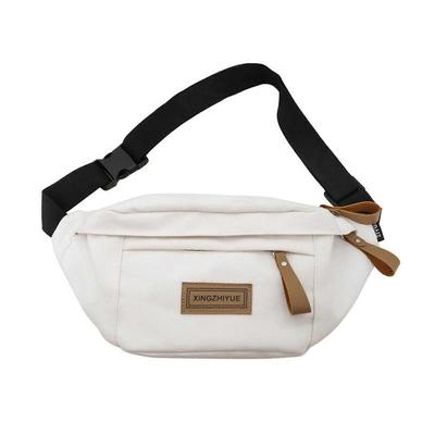 Bolsa Transversal de Nylon Estilosa e Versátil com Alça de Ombro Ajustável Adequada para Várias Ocasiões Branca