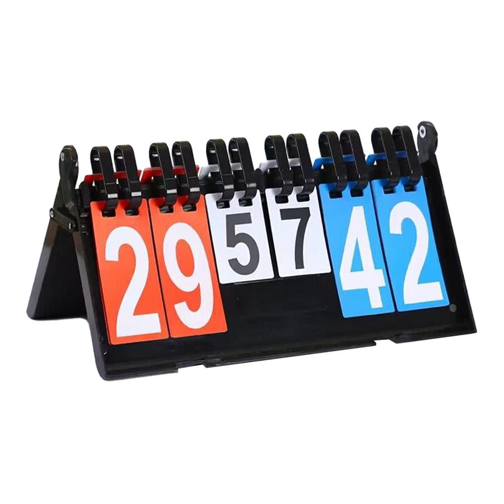 Score Card Foldable Professional Numbers Scoreboard Flip Score Board for