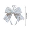 Charming Lace Pearls Key Holder Decorative Keychain Charm For Women Girls Handbag And Backpack Ornament