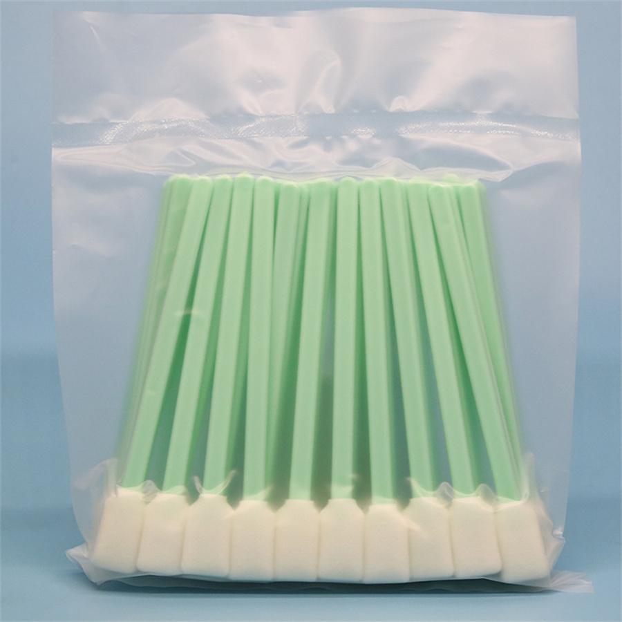 200PCS Solvent Cleaning Swab Sponge Stick For Printer Glue Coating Touch Screen