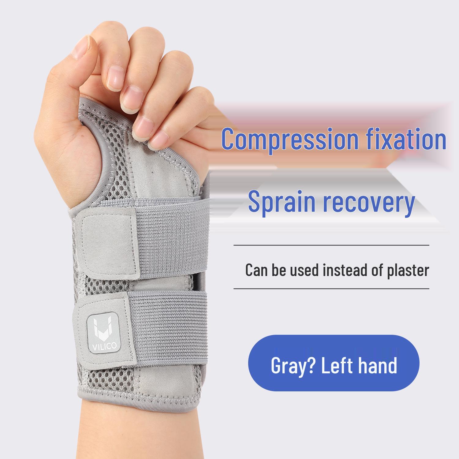 

Компрессионная защита большого пальца и запястья: Напальчник для защиты при травме сухожилия AB042 Gray Left Hand Single