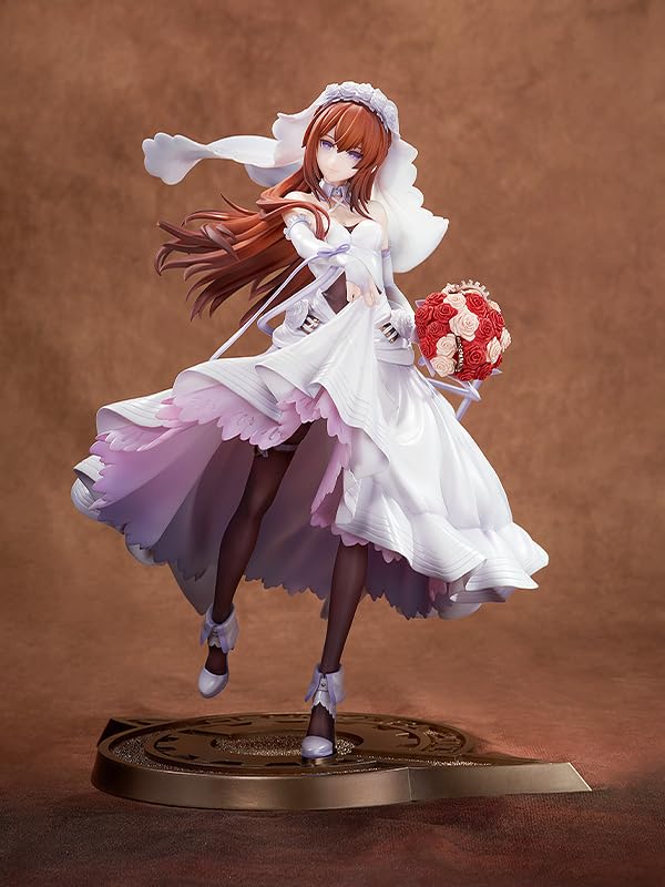 STEINS GATE Makise Kurisu Wedding Dress Ver. 1/7 Scale Plastic Painted Finished Figure