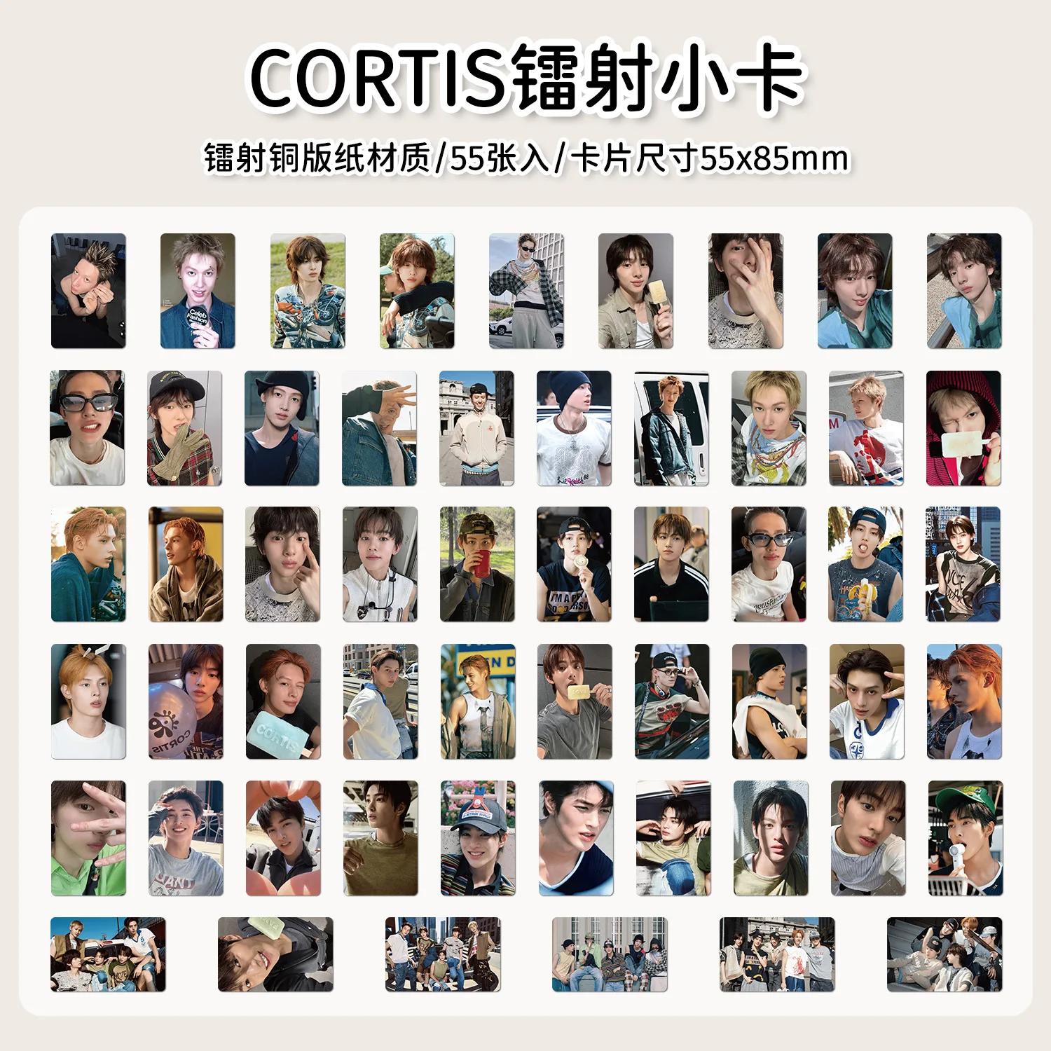 

s 55Pcs/Set Kpop Idol CORTIS Latest Album Series Lomo Cards Postcards Martin James Juhoon Seonghyeon Keonho Fans Gifts Collection