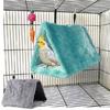 Parrot Hammock with 2 Hanging Hooks Warm Snuggle Hut Cage Tent for Cockatiels