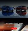 Compatible with Zhi Jie R7/S7: Magnetic Suede Plush Tissue Holder Box for Car Interiors