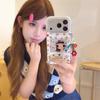 High-End Cartoon Flowers Frame iPhone Case for Girls - Compatible with iPhone 17, 16 Pro Max, 15, 14