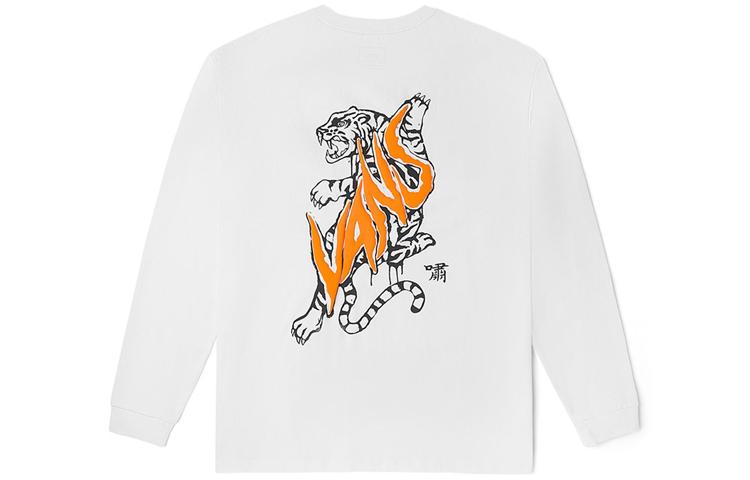 Vans T Shirts Unisex White Crew Neck Moderate VN0002BRWHT S