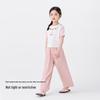 Zuo Xi Girls' Summer Lightweight Wide-Leg Pants