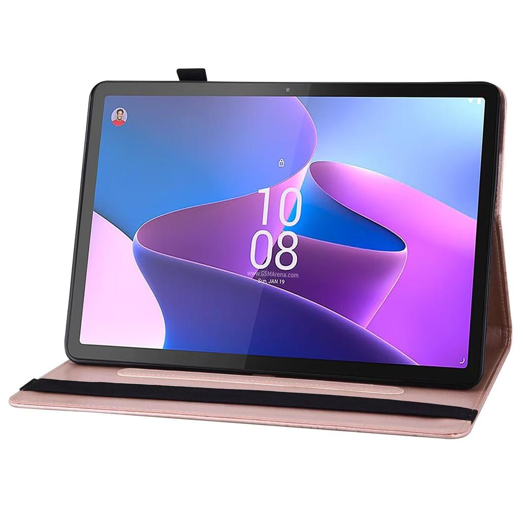 Suitable for Lenovo Tab P12 tablet leather case Amazon HD10 2026 retro matte butterfly card holder