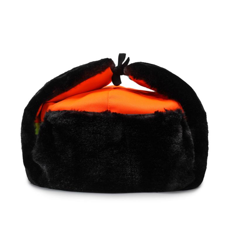 Winter Lei Feng hat men's fleece thickened sanitation worker cotton hat autumn and winter cold warm landscaping reflective work hat