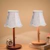 3PCS Simple Fabric Lampshade Clip On Design 4.7 Inch Height Chandelier Lamp Shades Lamp Cover Indoor Lamp