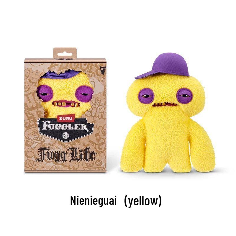 Fuggler Cute & Ugly Hip Hop Monster Plush Toy - Trendy Prank Toy Figure