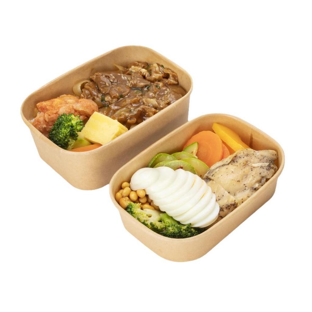 Disposable Kraft Paper Bento Boxes: Perfect for Picnics & Meals