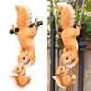 Resin Garden Figurine Squirrel Garden Statue Elegant Garden Addition