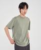 Syupeodeulai Small Logo Washed T-Shirt Khaki Green Sduiscq13Khg