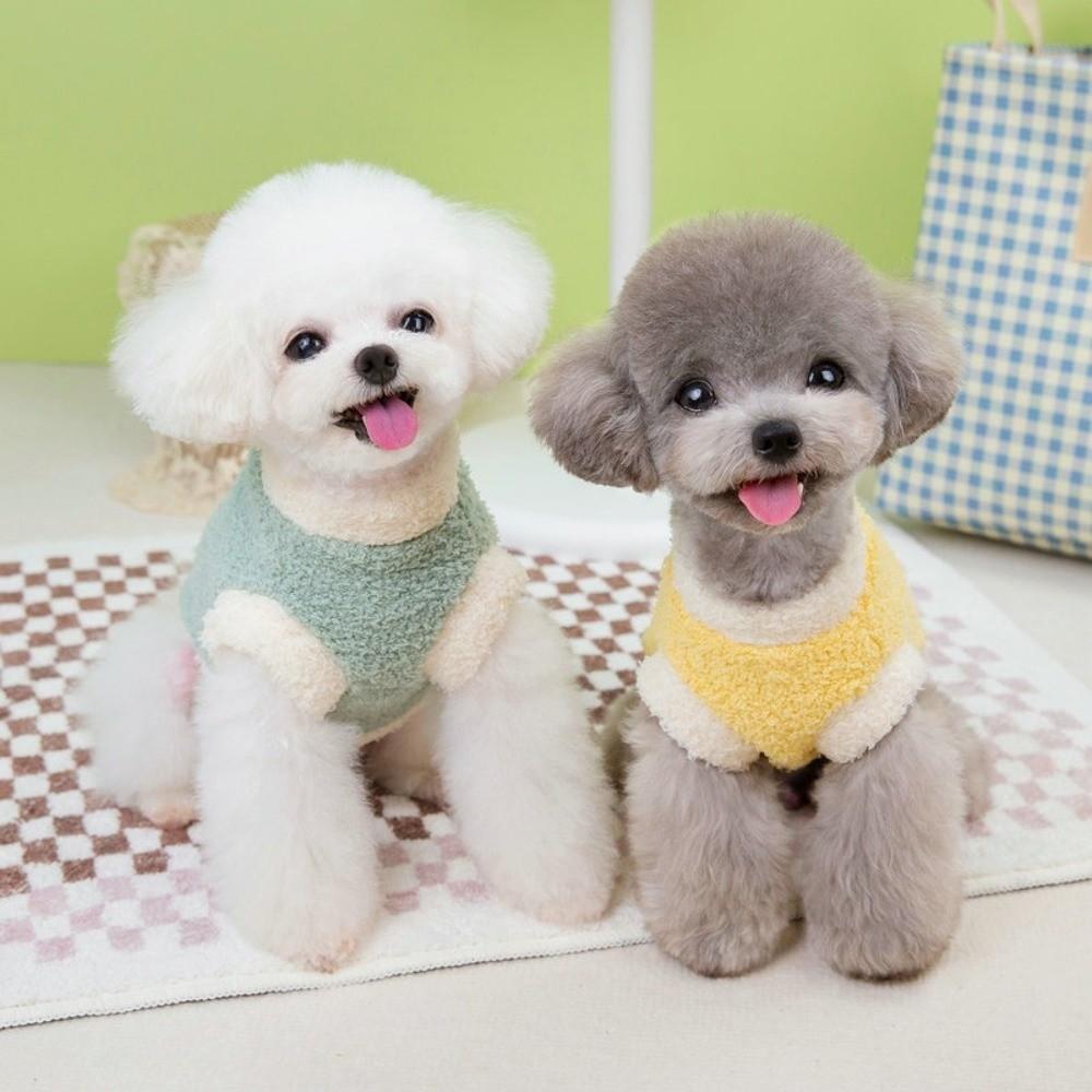 Winter Warm Cat Dog Clothes Soft with D-ring Dog Coat Pet Supply Chihuahua Yorkie Clothing Puppy Clothes For Small Medium Dogs