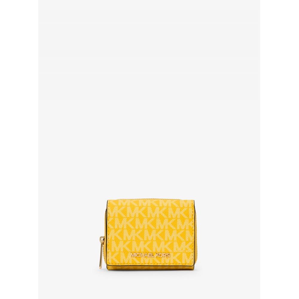 

Маленький кошелек MICHAEL KORS JET SET TRAVEL на молнии MK Signature 35S4GTVZ5B5455 ЗОЛОТО-ЖЕЛТЫЙ
