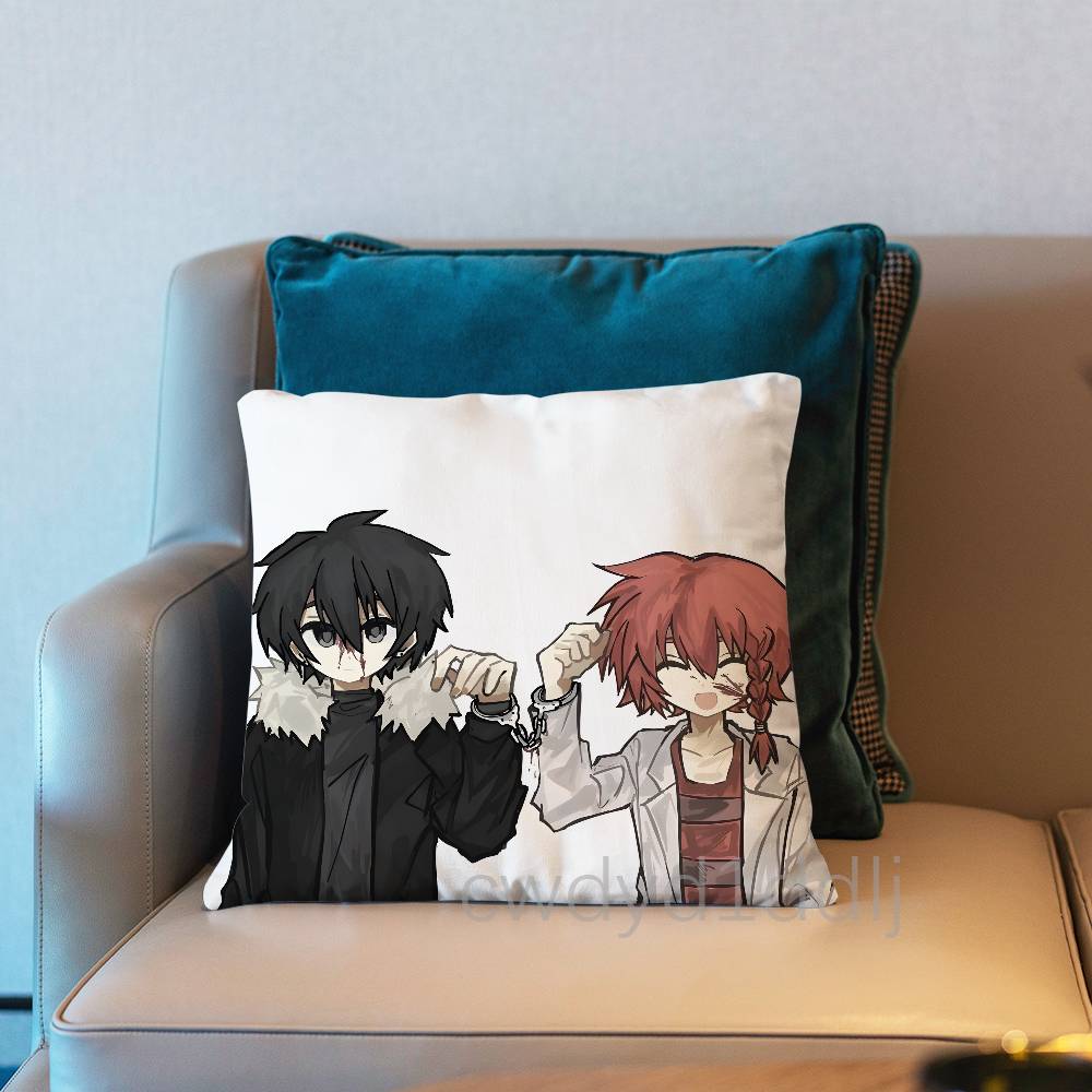 Zeno Remake Anime Pillow Case Short Plush Sofa Decorative Gift Home Doublesided Printing Cushio