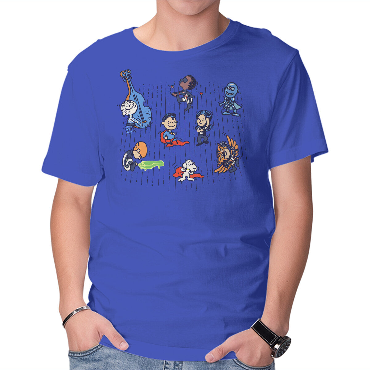 Unisex Crew Neck T-Shirt Dance League Graphic Short Sleeve Casual Tee L