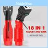 Multi-functional 18 In One Sink Wrench Tool For Faucet Heater And Bathroom Installation