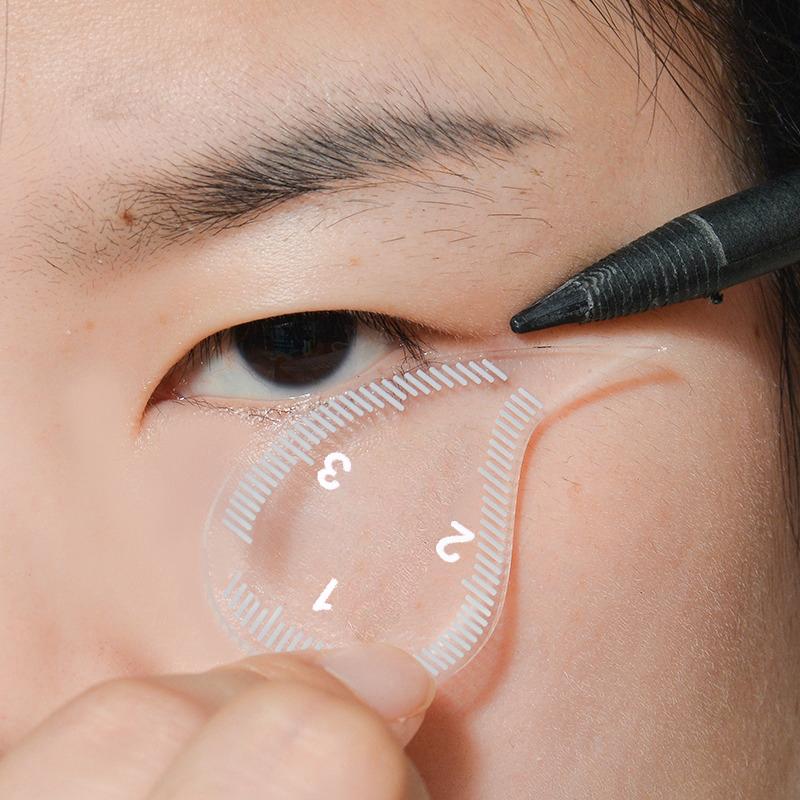Pravítko pro mapování obočí Tvarovací pravítko na obočí Rychlé kreslení za 1 minutu Designové obočí Snadný nástroj Microblading Permanentní make-up Šablony