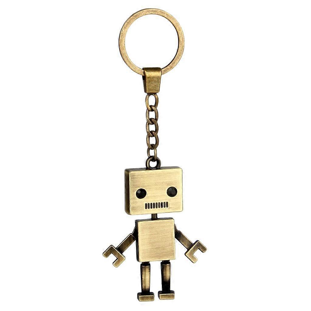 Retro style creative exquisite robot bag pendant key chain
