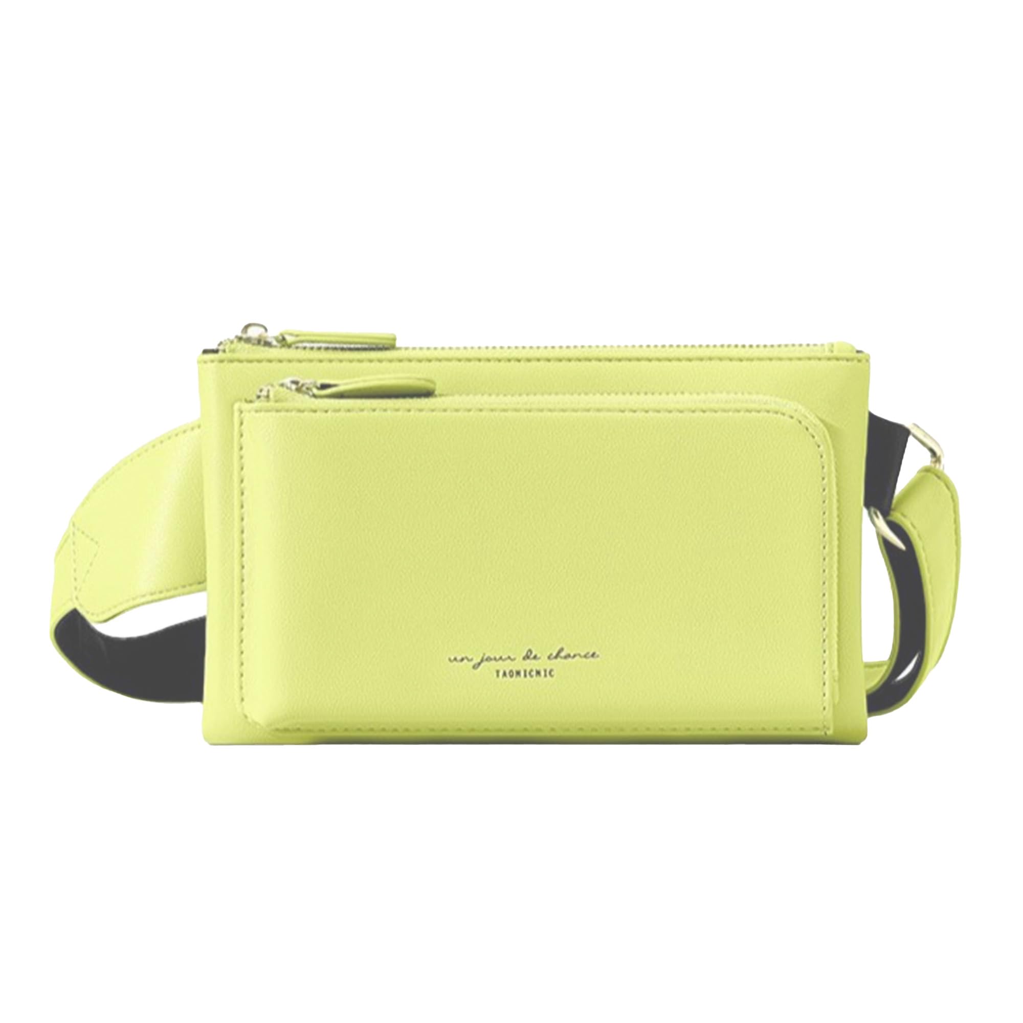 Женская кожаная поясная сумка, Сумка на тело, Сумка на бедро, Сумка для смартфона, Сумка через плечо (зеленый)