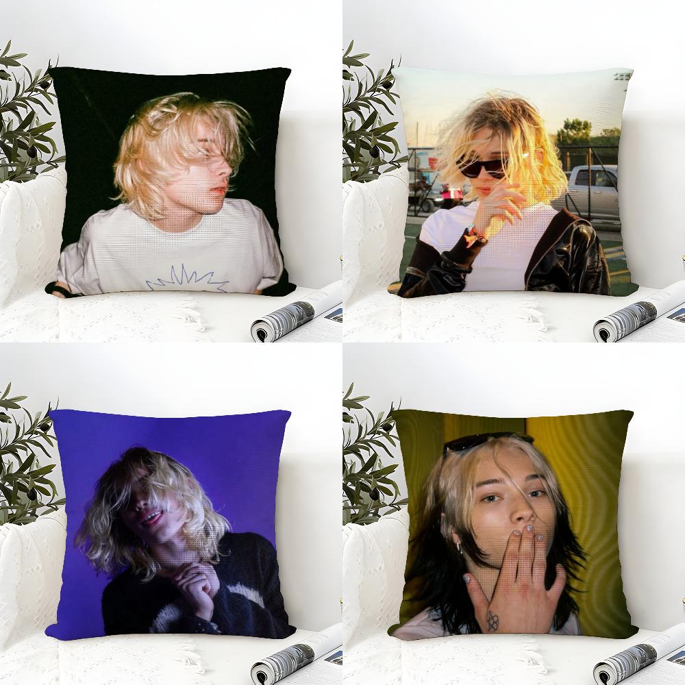 Rapper NNettspend Cushion Cover Eco Linen Pillow Case DoubleSided Print Breathable Durable Hidden Zipper Home Decor Gift