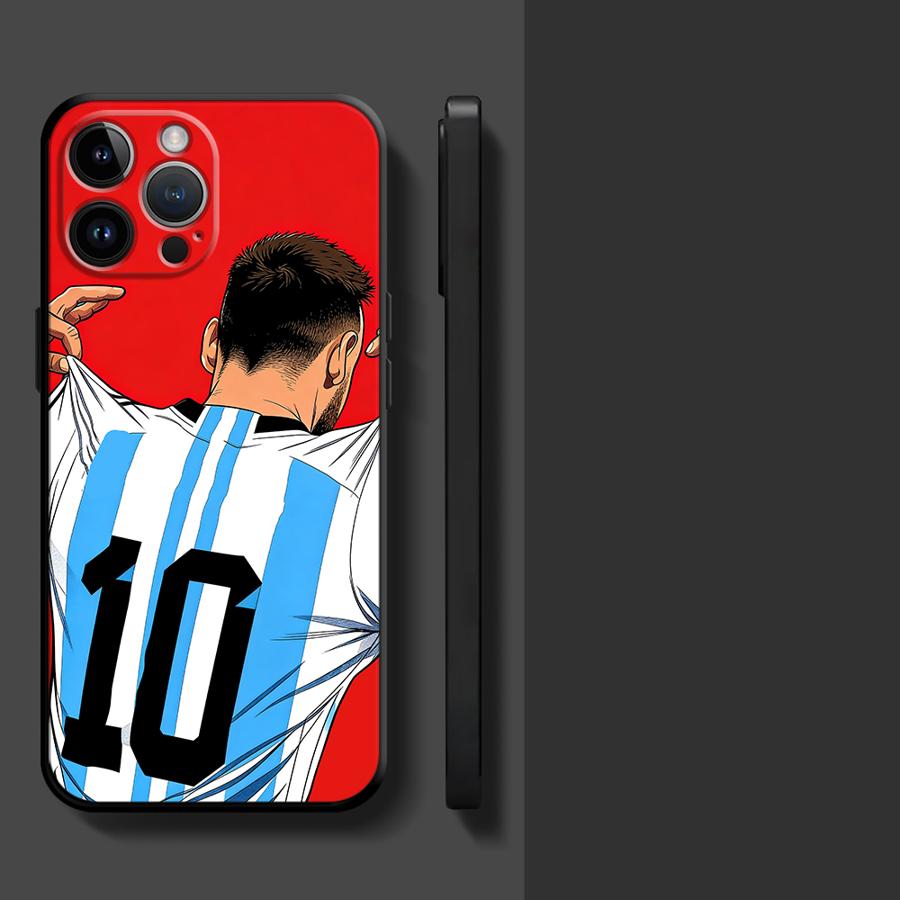 Funda Phone Cover Phone Case for Apple iPhone 17 Pro Max XR XS MAX 12 15 Pro 7 8 17e Air 13 14 16 11 Football Number