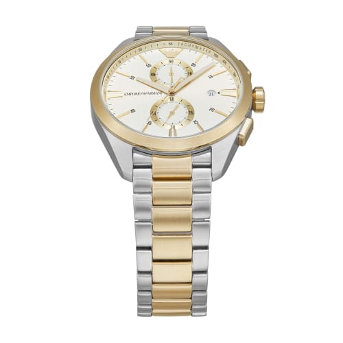 Emporio Armani Men's Watch AR11605 Silver & Gold