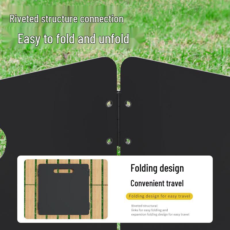 Derryen Outdoor Folding Stove Wind Shield