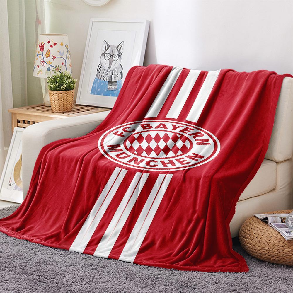 Bayern Print FlAannel Blanket, High Quality Comfortable for All Seasons, Home Decor, Warmth and Comfort