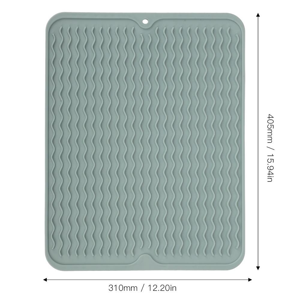 Water Proof Drainage Mat Heat Insulated Dining Pad Portable Table Protector  Tabletop