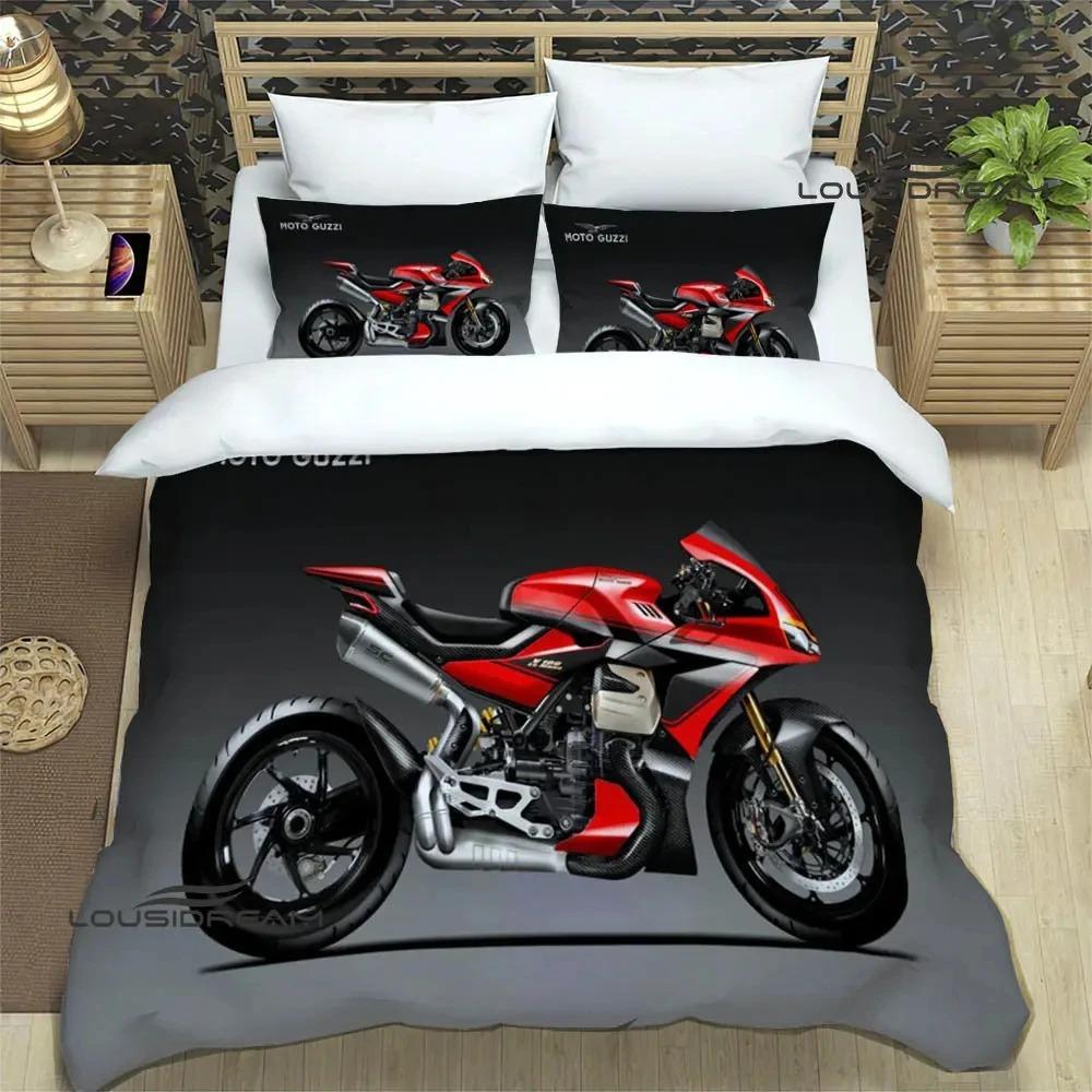 Guzzi motorcycle printed Bedding Sets exquisite bed supplies set duvet cover bed comforter set bedding set luxury birthday gift