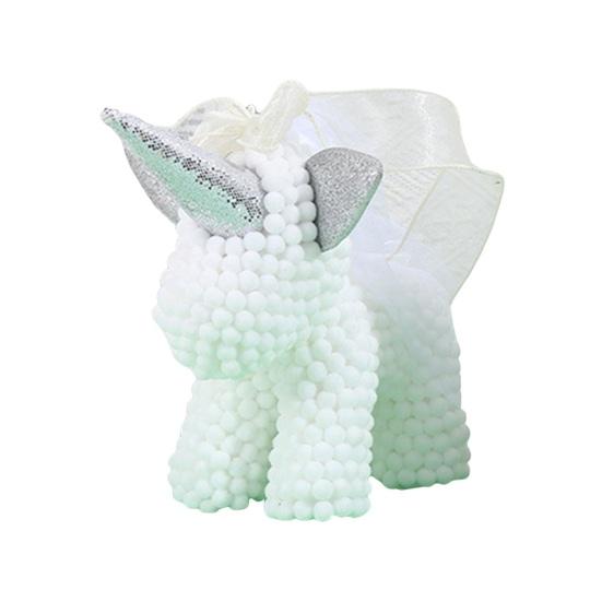 Sada 1 sady materiálů Bambule pro koně Ručně vyráběná pěnová koule Dekorace zvířecího modelu pro děti