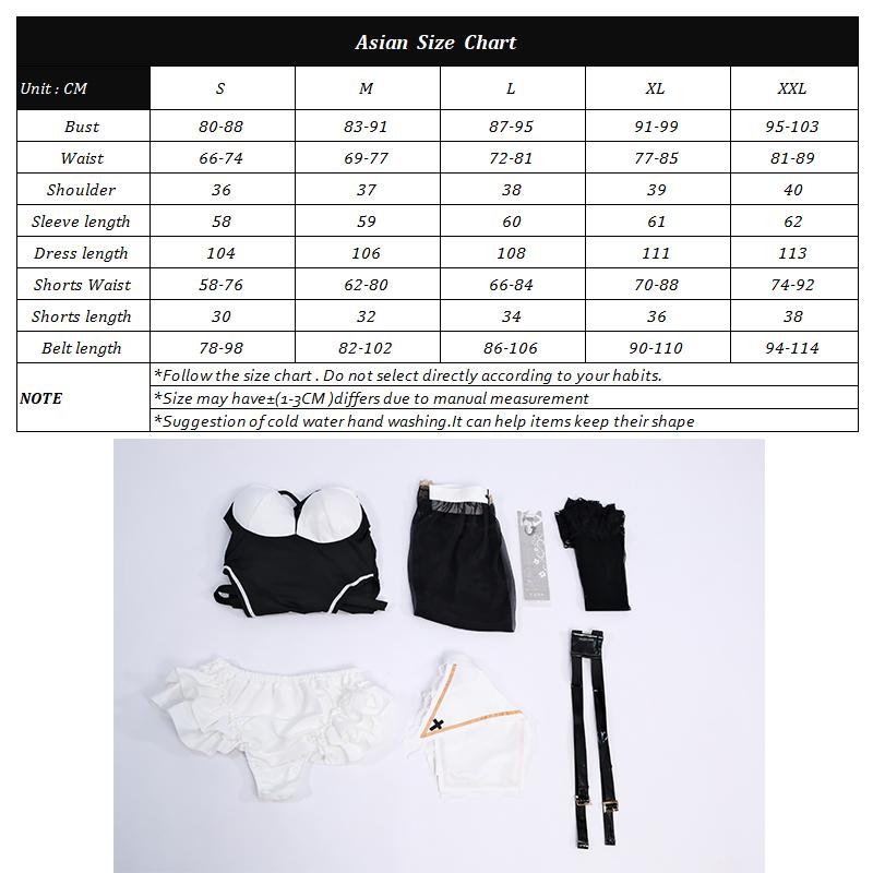 Strój zakonnicy Cosplay Kobiety Zestaw Mundurów Strój na imprezę Halloween Dorosła Sukienka Zakonnicy Czarna Odzież Kostiumy na Pokaz Maskaradowy