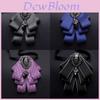 Completo da Uomo di Alta Gamma Stile Coreano Camicia Cravatta a Papillon Accessorio a Forma di Cuore per Risvolto Sposo Damigella d'Onore