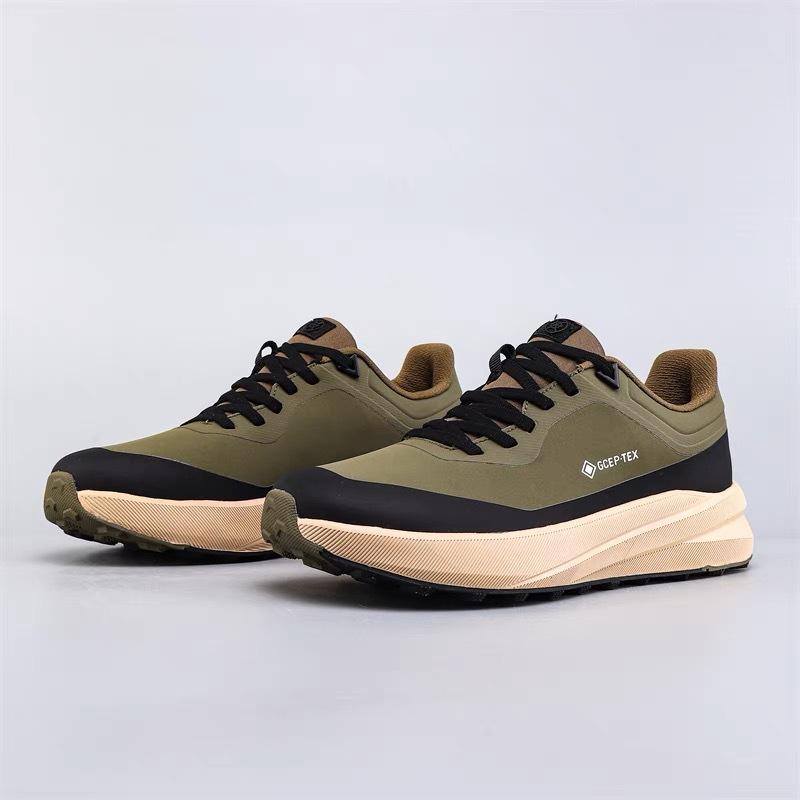 

Spring new men s outdoor sports shoes lightweight outdoor urban commuting men s shoes waterproof off-road running shoes travel shoes 45 армия зеленый