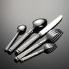 Forged 304 Stainless Steel Roman Column Series Western Food Knives, Forks, Spoons Hotel Tableware Heavy and High Value